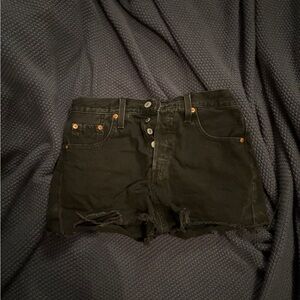 Levi’s black Jean shorts